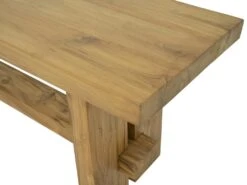 Banc De Salle à Manger En Teck - Coloris : Naturel - LENIDA -Mobilier De Restaurant banc 13147299