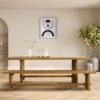 Banc De Salle à Manger En Teck - Coloris : Naturel - LENIDA