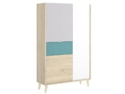 Buffet Haut BICA - 3 Portes 1 Tiroir - Multicolore -Mobilier De Restaurant bibliotheque 382197