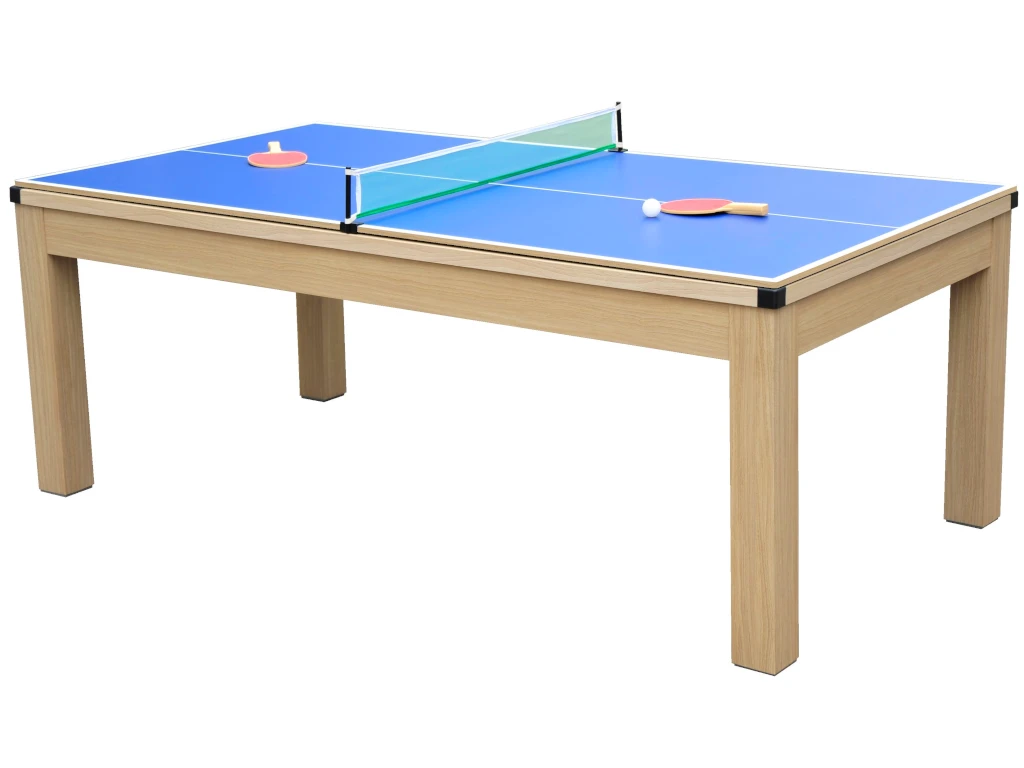 Table Transformable - Billard & Ping-pong BALTHAZAR - 213*112*81.5cm - Bleu 6 Table Transformable - Billard & Ping-pong BALTHAZAR - 213*112*81.5cm - Bleu – Image 6