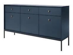 Ensemble Buffet Et Meuble TV Bleu - Séjour Contemporain BOGDAN -Mobilier De Restaurant buffet 10899007