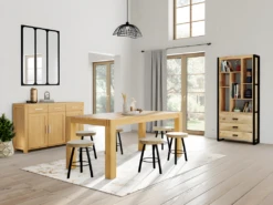 Buffet BROCELIANDE II - 3 Portes Et 3 Tiroirs - Chêne Huilé -Mobilier De Restaurant buffet 11116473