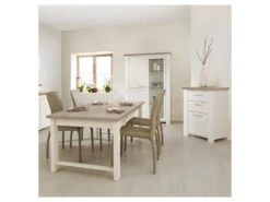 Argentier 3 Portes Frêne Blanchi - POMPEI -Mobilier De Restaurant buffet 11127925