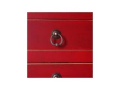 Meuble D'entrée 2 Portes, 8 Tiroirs Rouge Meuble Chinois - PEKIN -Mobilier De Restaurant buffet 11134241