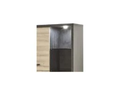 Argentier 2 Portes à LEDs - LOMI -Mobilier De Restaurant buffet 11140377