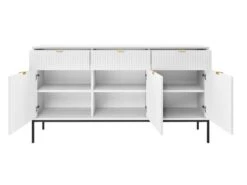 Buffet Avec 3 Portes Et 3 Tiroirs - Blanc - LIOUBA De Pascal MORABITO -Mobilier De Restaurant buffet 12654219