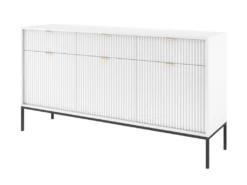 Buffet Avec 3 Portes Et 3 Tiroirs - Blanc - LIOUBA De Pascal MORABITO -Mobilier De Restaurant buffet 12654243