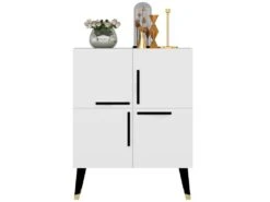 Mobilier De Restaurant 31 Meuble En Bois Blanc Avec Panneaux De Particules 100% Mélaminés. 70x90x35 Cm