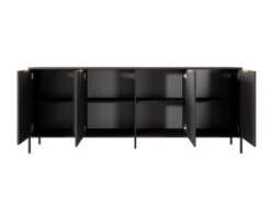 Buffet Avec 4 Portes - Anthracite Et Doré - PAVELI -Mobilier De Restaurant buffet 13387915