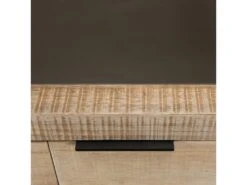 CLEMENCE - Buffet 3 Tiroirs 1 Porte Bois Teck Et Pieds Métal -Mobilier De Restaurant buffet 14651915