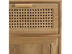 ROMEO - Buffet Couleur Naturelle 2 Tiroirs 2 Portes Bois Cannage -Mobilier De Restaurant buffet 14657347