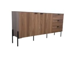 VANCOUVER - Buffet En Bois Vintage Avec 2 Placards Et 3 Tiroirs -Mobilier De Restaurant buffet 15001935