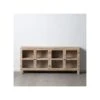 Buffet 4 Portes Bois Blanc/Verre - TAGA