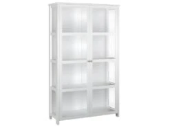 May Vitrine 4 Portes Blanc. -Mobilier De Restaurant buffet 15073745
