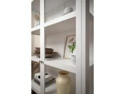 May Vitrine 4 Portes Blanc. -Mobilier De Restaurant buffet 15073751