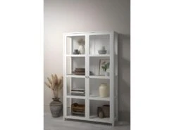 May Vitrine 4 Portes Blanc. -Mobilier De Restaurant buffet 15073753