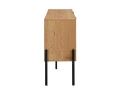 Buffet Avec 4 Portes - Naturel Clair Et Noir - MEMPHIS II -Mobilier De Restaurant buffet 16436915