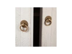 Buffet 4 Tiroirs 2 étagères Bois De Pin Blanchi - ARRABIA -Mobilier De Restaurant buffet 17623339