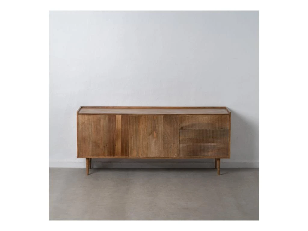 Buffet 2 Portes 3 Tiroirs Bois Brut - PAOLI 4 Buffet 2 Portes 3 Tiroirs Bois Brut - PAOLI – Image 4