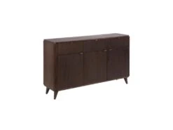 Buffet 3 Portes Bois Marron Foncé - VAJA