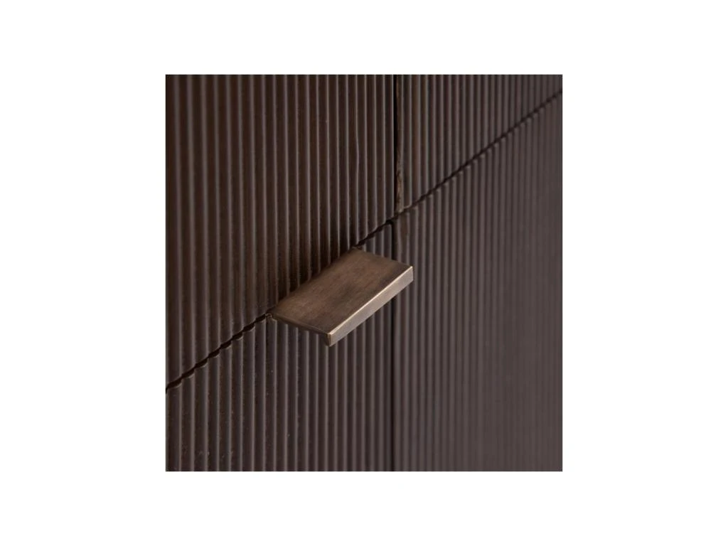 Buffet 3 Portes Bois Marron Foncé - VAJA 5 Buffet 3 Portes Bois Marron Foncé - VAJA – Image 5