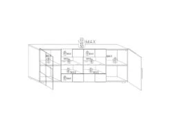 Buffet 2 Portes 4 Tiroirs Béton Ciré Foncé - TICATO 9 Buffet 2 Portes 4 Tiroirs Béton Ciré Foncé - TICATO -Mobilier De Restaurant buffet 17623665