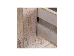 Buffet 4 Portes Bois Blanchi Fleurs - JANAMA -Mobilier De Restaurant buffet 17623943