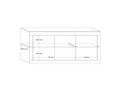 Buffet 3 Portes Blanc/Planches Bois - MATERA -Mobilier De Restaurant buffet 17623981