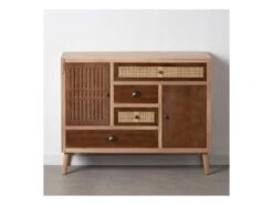 Buffet 2 Portes 4 Tiroirs Bois/Rotin - BISCUIT 8 Buffet 2 Portes 4 Tiroirs Bois/Rotin - BISCUIT -Mobilier De Restaurant buffet 17624875