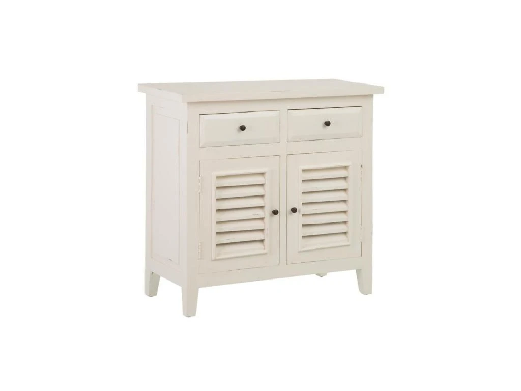 Buffet 2 Portes 2 Tiroirs Blanc Cassé - RIF 1 Buffet 2 Portes 2 Tiroirs Blanc Cassé - RIF