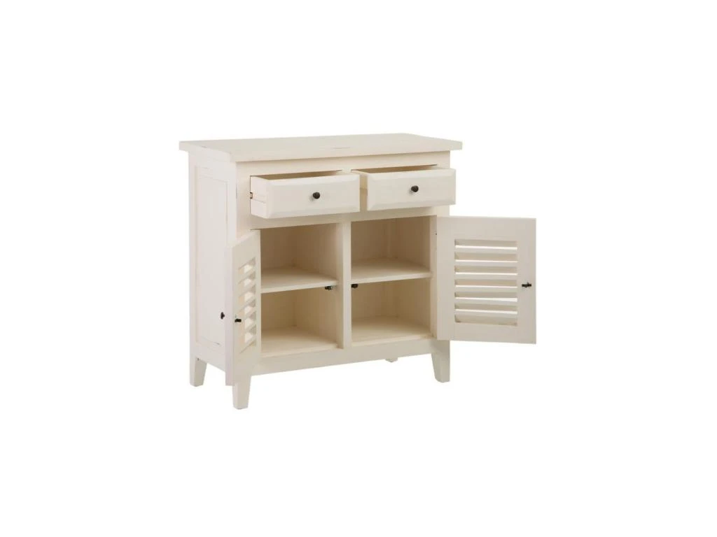 Buffet 2 Portes 2 Tiroirs Blanc Cassé - RIF 3 Buffet 2 Portes 2 Tiroirs Blanc Cassé - RIF – Image 3