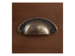 Meuble D'entrée 1 Porte 4 Tiroirs Bois/Rotin - BISCUIT 11 Meuble D'entrée 1 Porte 4 Tiroirs Bois/Rotin - BISCUIT -Mobilier De Restaurant buffet 17625805