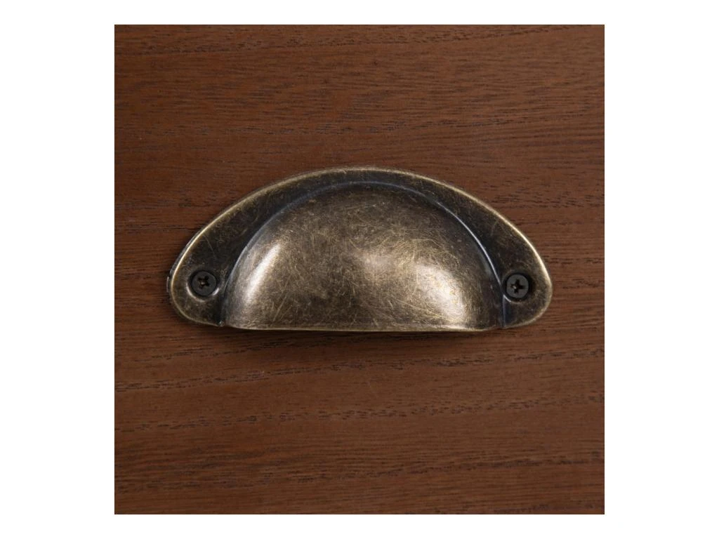 Meuble D'entrée 1 Porte 4 Tiroirs Bois/Rotin - BISCUIT 6 Meuble D'entrée 1 Porte 4 Tiroirs Bois/Rotin - BISCUIT – Image 6