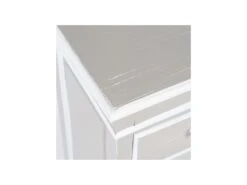 Meuble D'entrée 2 Portes 2 Tiroirs Bois/Gris Blanc - PERLA -Mobilier De Restaurant buffet 17635525