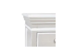 Meuble D'entrée 2 Portes 2 Tiroirs Bois/Gris Blanc - PERLA -Mobilier De Restaurant buffet 17635527