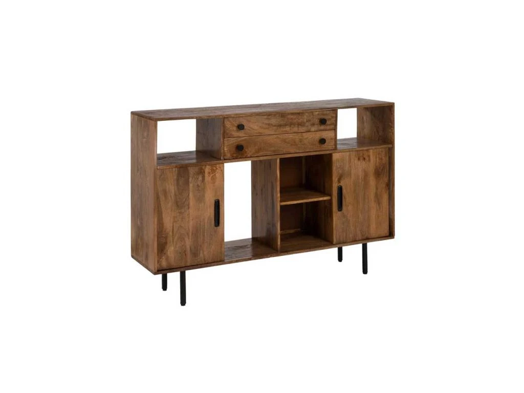 Buffet Semi-ouvert Bois Massif - LOUVE 1 Buffet Semi-ouvert Bois Massif - LOUVE