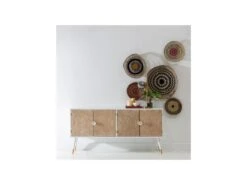 Buffet 4 Portes Bois Massif/Blanc - FLORETTE 8 Buffet 4 Portes Bois Massif/Blanc - FLORETTE -Mobilier De Restaurant buffet 17788603