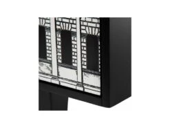 Buffet 3 Portes Blanc & Noir/Bois - VINTA -Mobilier De Restaurant buffet 17788655