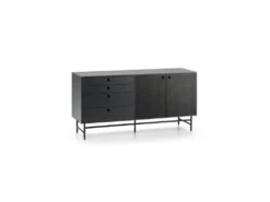 Buffet 2 Portes 4 Tiroirs Bleu/Noir - TEULAT PUNTO 9 Buffet 2 Portes 4 Tiroirs Bleu/Noir - TEULAT PUNTO -Mobilier De Restaurant buffet 18001039