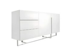 Buffet En Bois Blanc Et Acier Chromé 3051 ANGEL CERDA 15 Buffet En Bois Blanc Et Acier Chromé 3051 ANGEL CERDA -Mobilier De Restaurant buffet 18423781