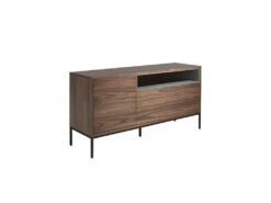 Buffet En Bois De Noyer Et Gris 3226 ANGEL CERDA