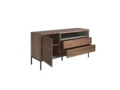 Buffet En Bois De Noyer Et Gris 3226 ANGEL CERDA -Mobilier De Restaurant buffet 18423959