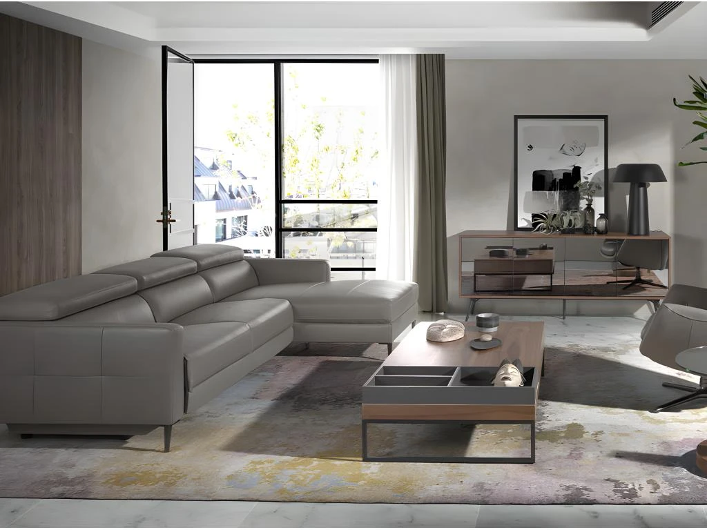 Buffet En Bois Et Verre Miroir Noir 3061 ANGEL CERDA 9 Buffet En Bois Et Verre Miroir Noir 3061 ANGEL CERDA – Image 9