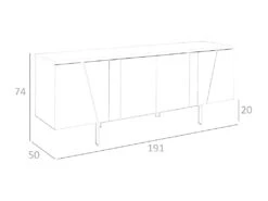 Buffet Et Acier Blanc 3112 ANGEL CERDA 12 Buffet Et Acier Blanc 3112 ANGEL CERDA -Mobilier De Restaurant buffet 18424305