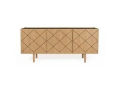 Buffet Design En Bois Massif "Porto" 175cm Chêne