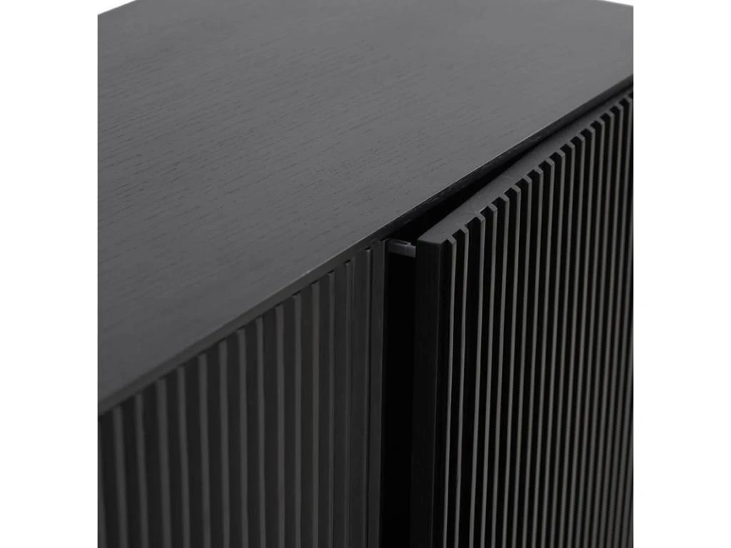 Buffet 3 Tiroirs & 2 Portes Design "Lasco" 160cm Noir 5 Buffet 3 Tiroirs & 2 Portes Design "Lasco" 160cm Noir – Image 5