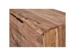 Bahut 4 Portes En Bois "Rabo" 200cm Marron & Noir -Mobilier De Restaurant buffet 19092167