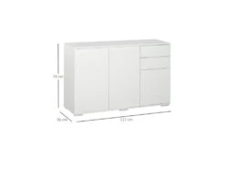 Commode Buffet NINO Blanche -Mobilier De Restaurant buffet 19194283