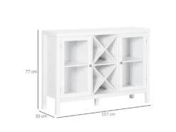 Buffet Vitré PAVEL Blanc 7 Buffet Vitré PAVEL Blanc -Mobilier De Restaurant buffet 19194387