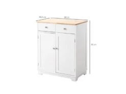 Buffet 2 Portes MONIA Blanc -Mobilier De Restaurant buffet 19194459